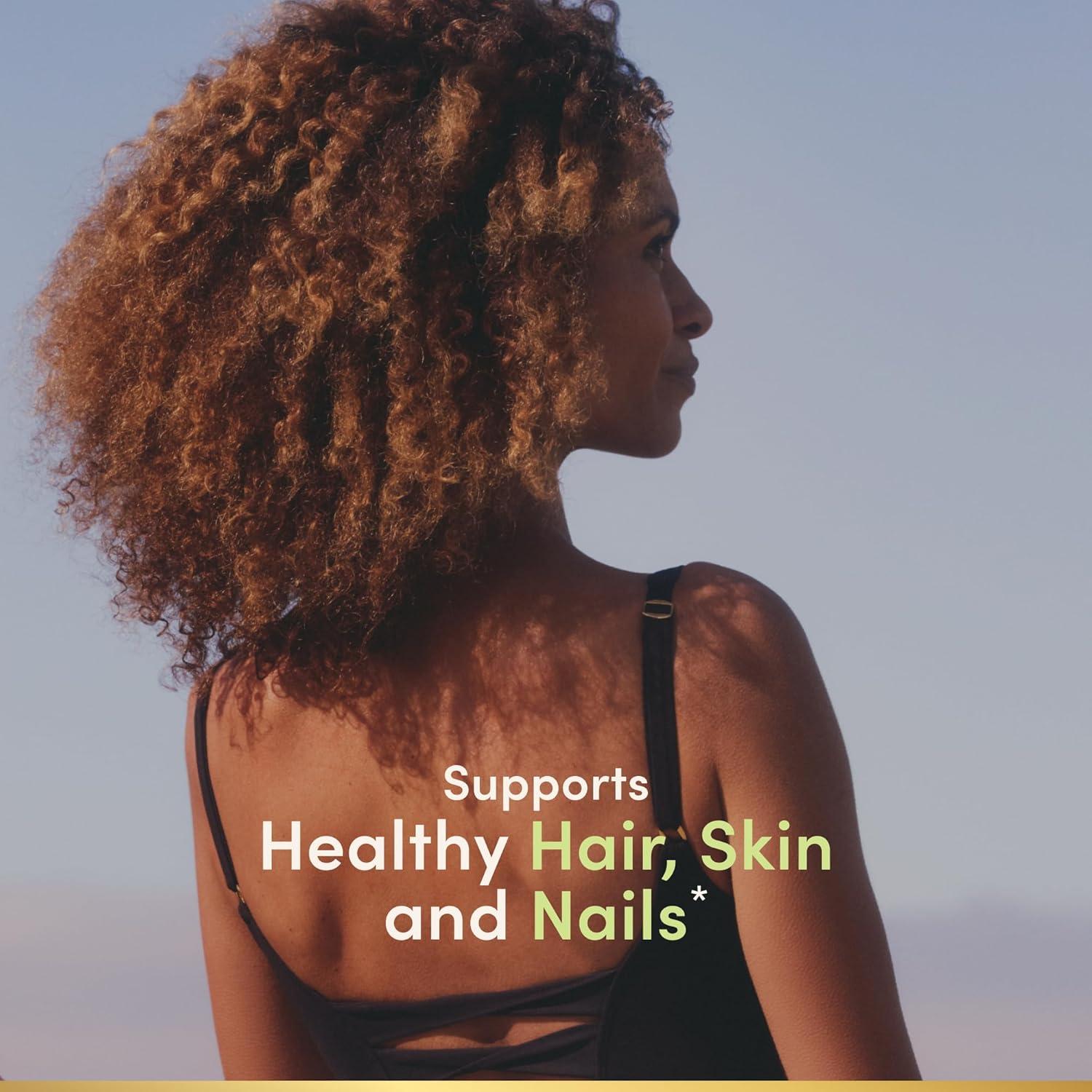 image:imageNatures Bounty Biotin Hair Skin and Nails Vitamins Supports Healthy Hair Skin and Nails 10000 mcg 120 Softgels Pack of 1120 Count Pack of 3