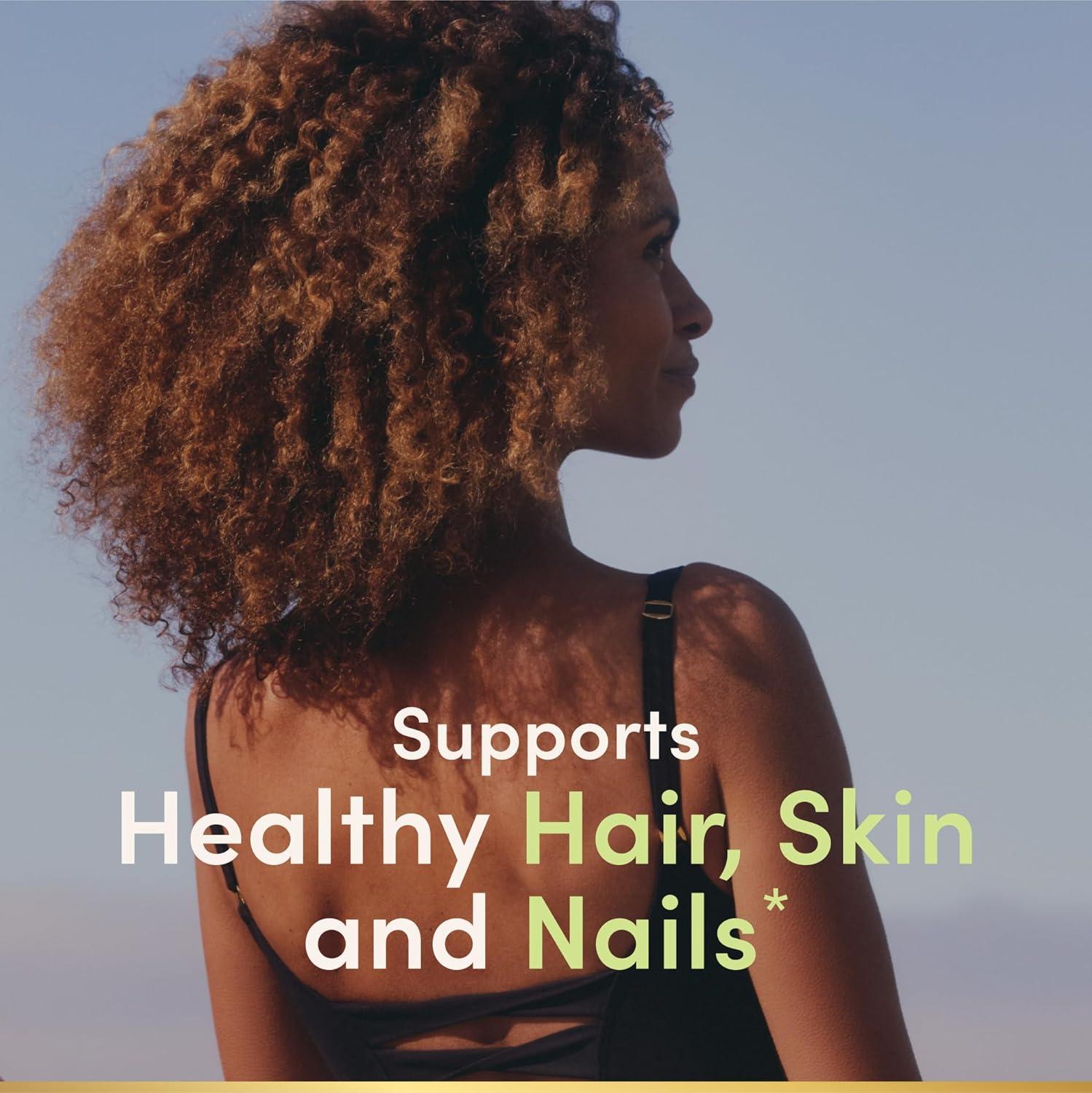 image:imageNatures Bounty Biotin Hair Skin and Nails Vitamins Supports Healthy Hair Skin and Nails 10000 mcg 120 Softgels Pack of 1180 Count Pack of 1