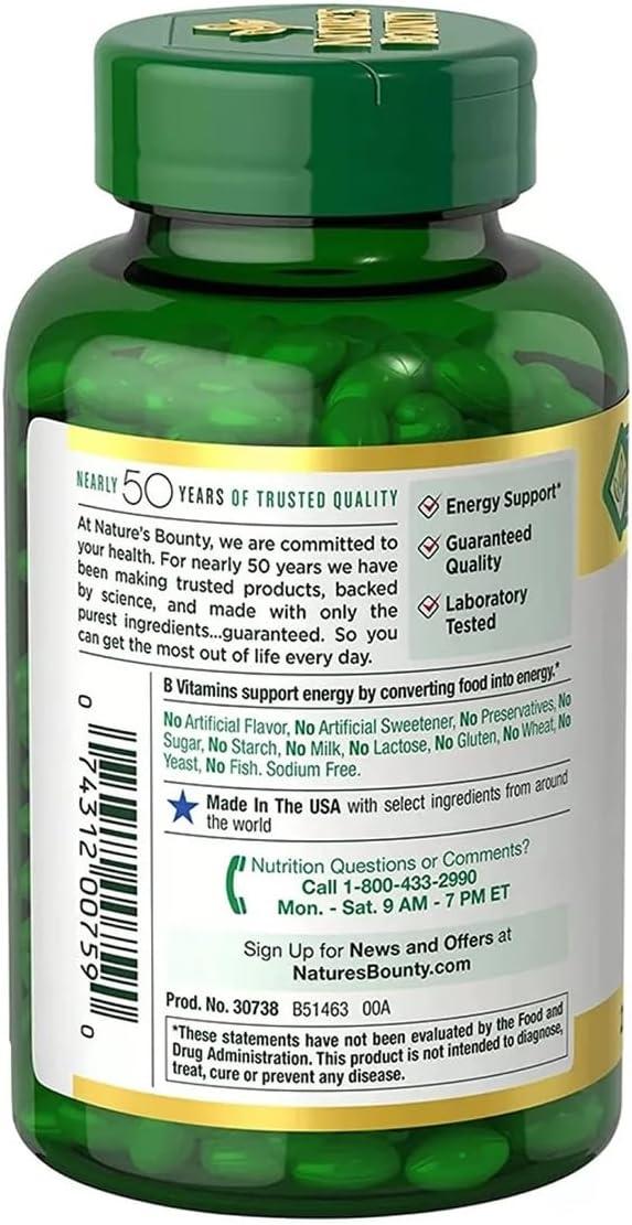 image:imageNatures Bounty Biotin Hair Skin and Nails Vitamins Supports Healthy Hair Skin and Nails 10000 mcg 120 Softgels Pack of 1250 Count Pack of 1