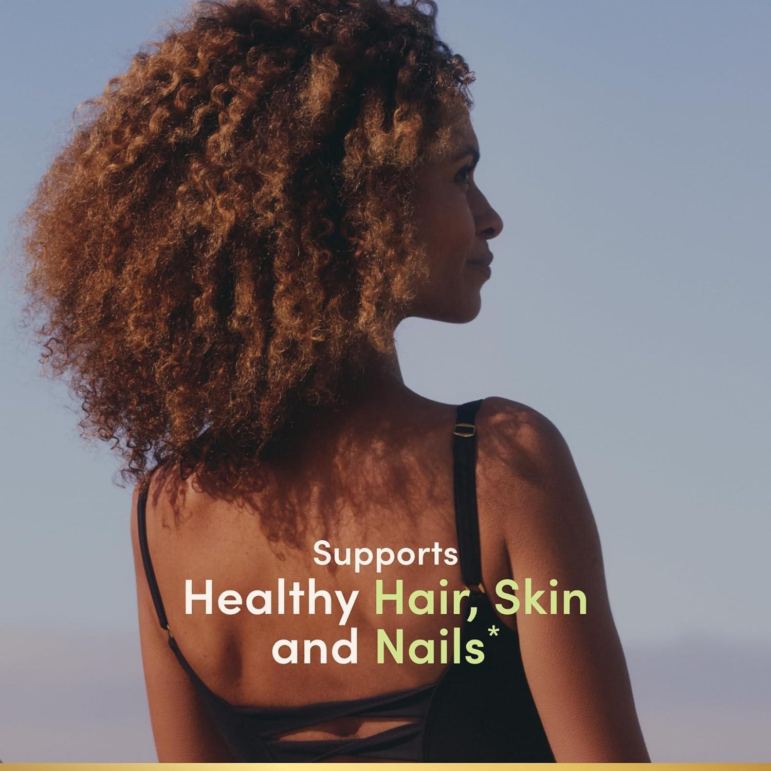 image:imageNatures Bounty Biotin Supports Metabolism for Cellular Energy and Healthy Hair Skin and Nails 5000 mcg 150 Softgels72 Count Pack of 2