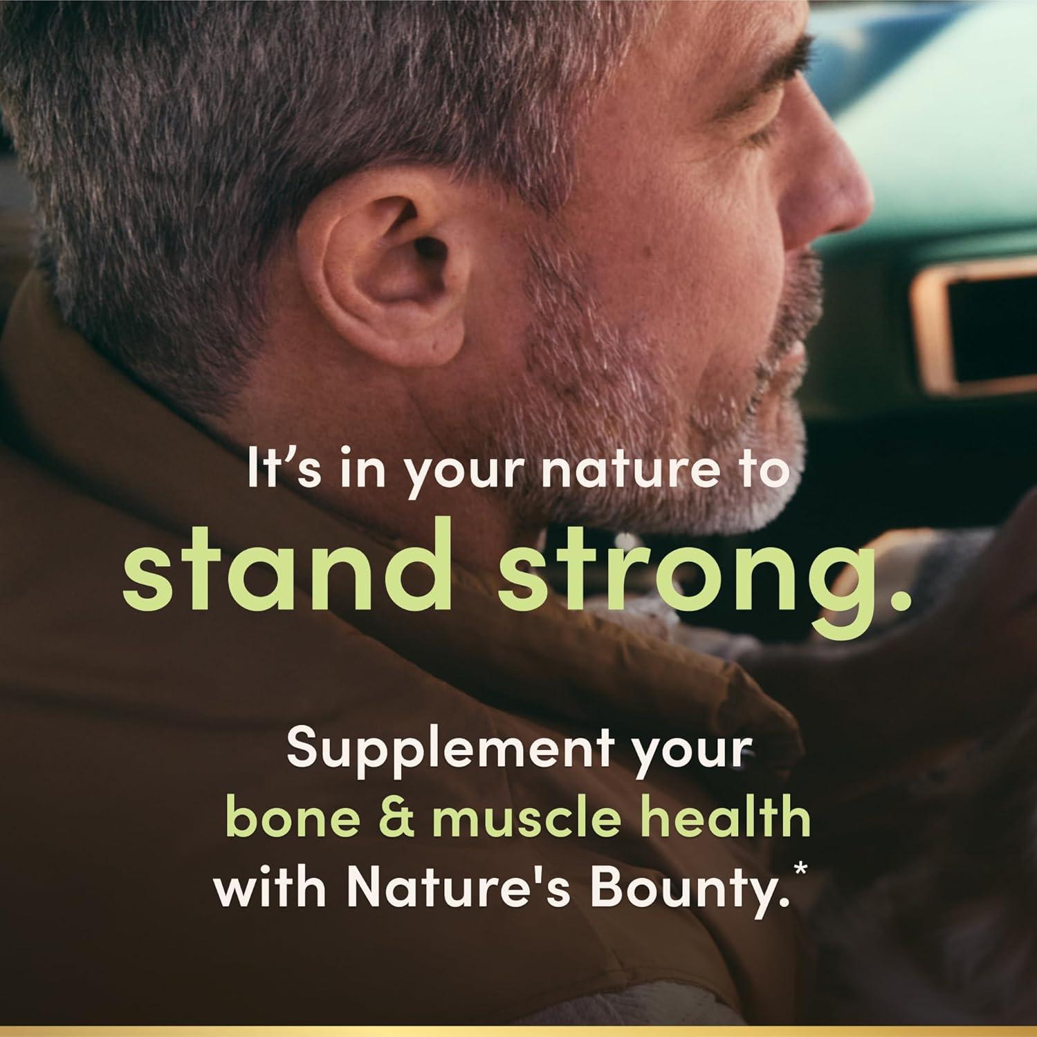 image:imageNatures Bounty Calcium Magnesium amp Zinc Caplets Immune amp Bone Health Daily Supplement 1000mg Calcium 400mg Magnesium 600 IU Vitamin D Gluten Free 100 CapletsCalcium Magnesium Zinc