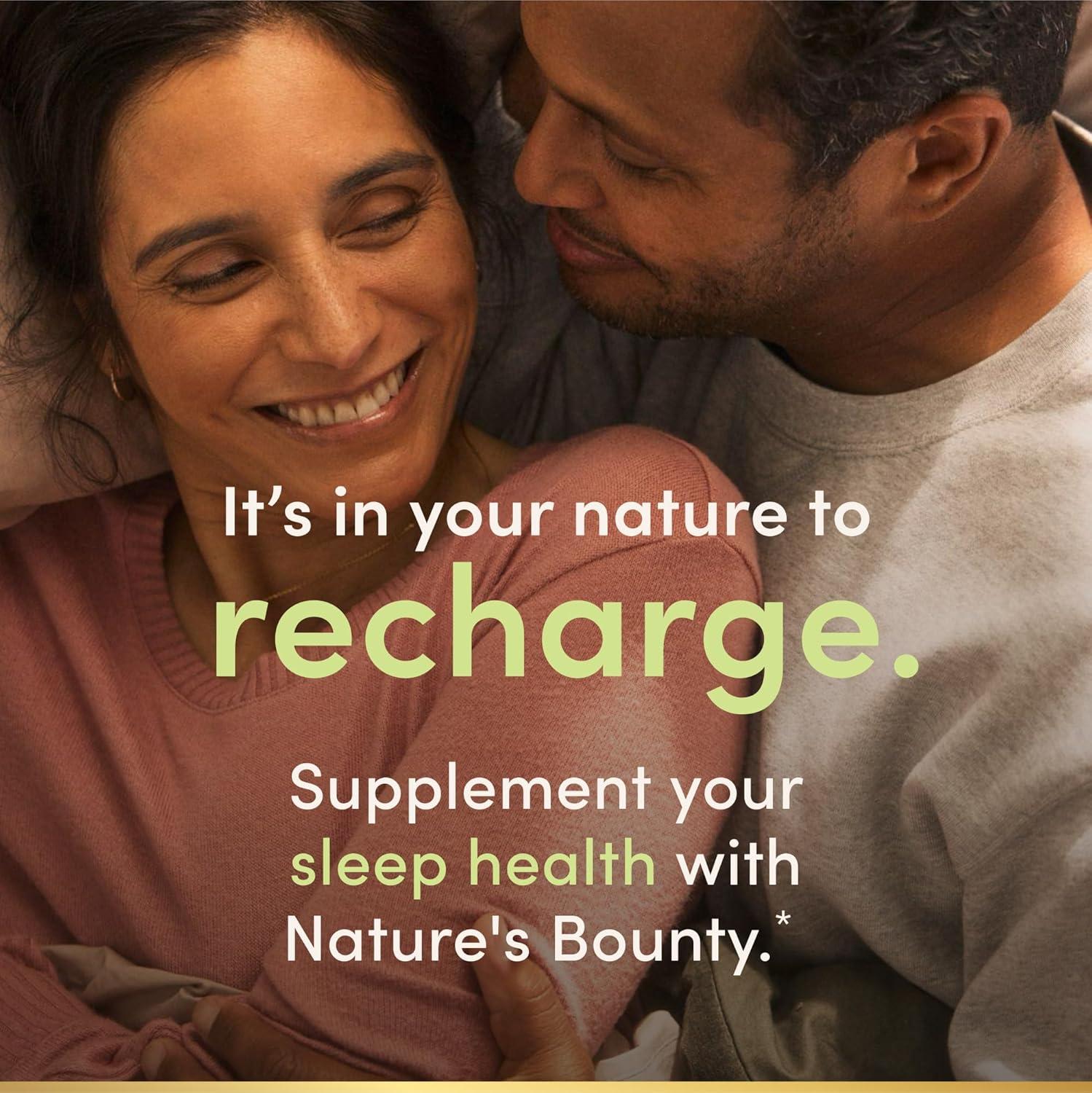 image:imageNatures Bounty Melatonin 100 Drug Free Sleep Aid Promotes Relaxation and Sleep Health 1mg 180 Tablets1 mg
