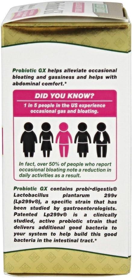 image:imageNatures Bounty Probiotic GX Helps with Occasional Gas and Bloating Dietary Supplement Digestive Health 25 CapsulesUnflavoured