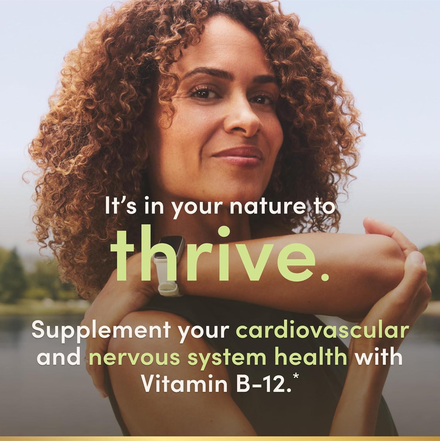 image:imageNatures Bounty Vitamin B12 Supports Energy Metabolism and Nervous System Health 500mcg 100 Quick Dissolve Tablets100 Count Pack of 3