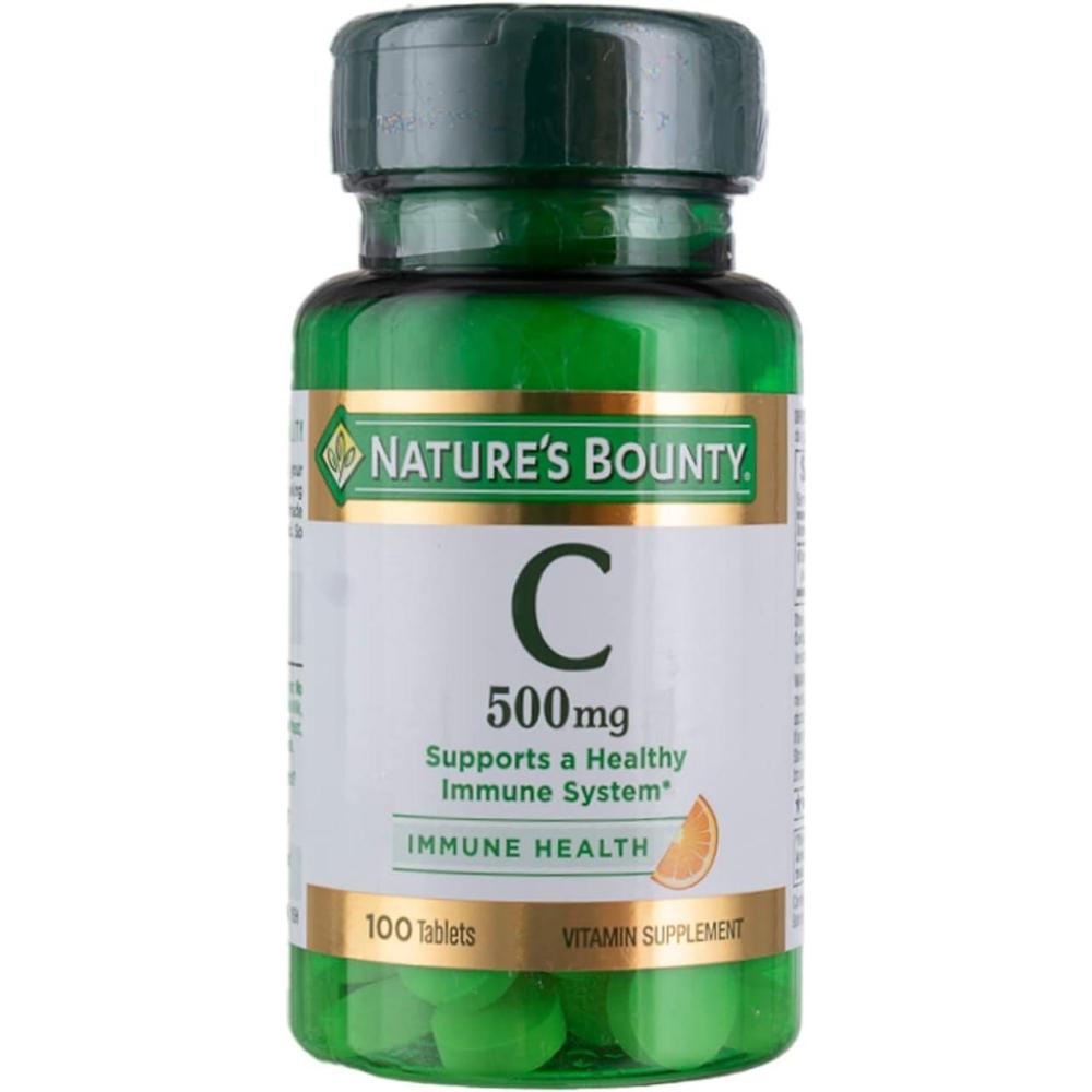 image:imageNatures Bounty Vitamin C 500mg Supports a Healthy Immune System Daily Vitamin Supplement 250 Vegetarian Tablets100 Count Pack of 4