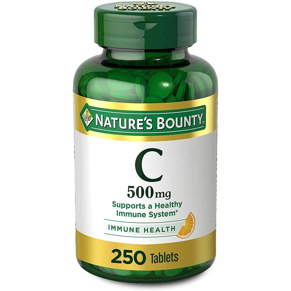 image:imageNatures Bounty Vitamin C 500mg Supports a Healthy Immune System Daily Vitamin Supplement 250 Vegetarian Tablets250 Count Pack of 6