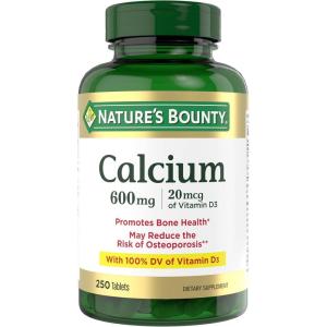 image:imageNatures Bounty Calcium Carbonate amp Vitamin D Supports Immune Health amp Bone Health 600mg Calcium amp 800IU Vitamin D3 250 TabletsUnflavored