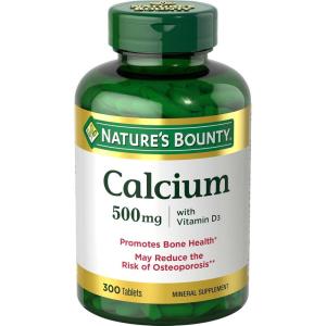 image:imageNatures Bounty Calcium Plus 400 IU Vitamin D3 Immune Support amp Bone Health 300 Tablets300 Count Pack of 1