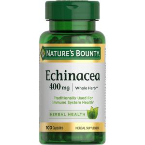 image:imageNatures Bounty Echinacea Herbal Supplement Supports Immune Health 400mg 100 Capsules
