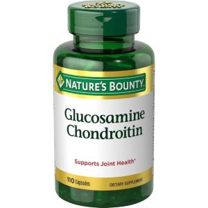 image:imageNatures Bounty Glucosamine Chondroitin Pills and Dietary Supplement Support Joint Health 110 CapsulesUnflavored