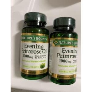 image:imageNatures Bounty Primrose Oil 1000mg Promotes Womens Health Herbal Supplement Gluten Free 60 Rapid release Softgels120 Count Pack of 1