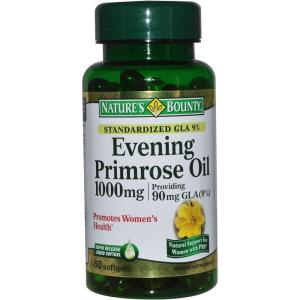 image:imageNatures Bounty Primrose Oil 1000mg Promotes Womens Health Herbal Supplement Gluten Free 60 Rapid release Softgels60 Count Pack of 2