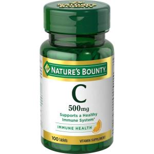 image:imageNatures Bounty Vitamin C 500mg Supports a Healthy Immune System Daily Vitamin Supplement 250 Vegetarian Tablets100 Count Pack of 2