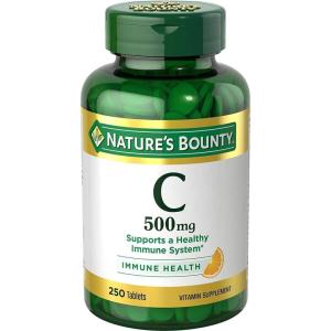 image:imageNatures Bounty Vitamin C 500mg Supports a Healthy Immune System Daily Vitamin Supplement 250 Vegetarian Tablets250 Count Pack of 3