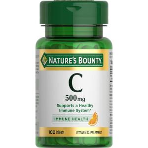 image:imageNatures Bounty Vitamin C Tablets Vitamin Supplement Supports a Healthy Immune System 500mg 100 CountUnflavored