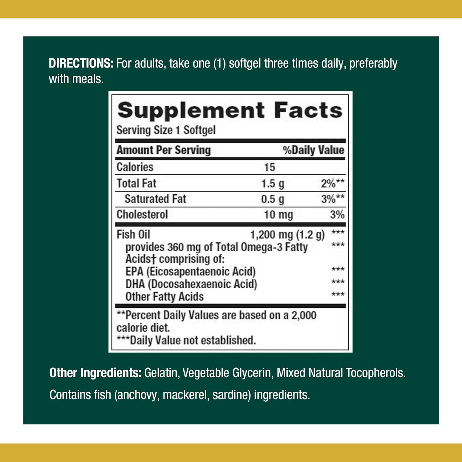 image:imageNatures Bounty Fish Oil 220 CountUnflavored