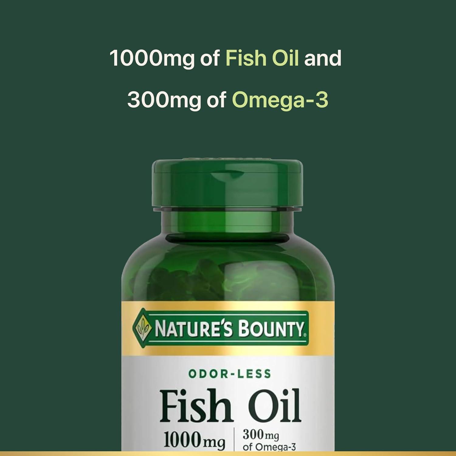 image:imageNatures Bounty Fish Oil 220 CountUnflavored