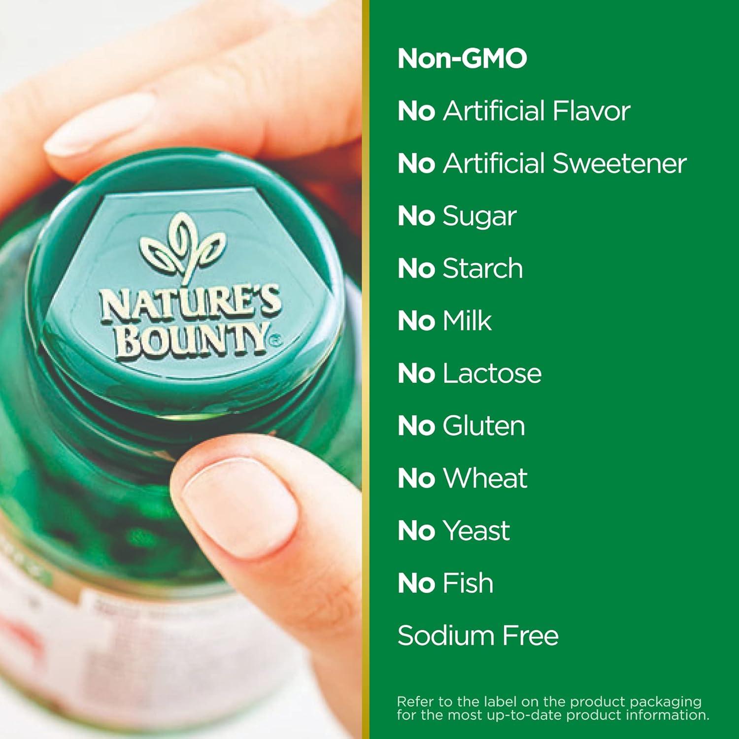 image:imageNatures Bounty Milk Thistle 1000mg Herbal Health Supplement Daily Supplement Gluten Free Rapid Release Softgels 50 Ct50 Count Pack of 2