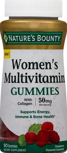 image:imageNatures Bounty Women Multivitamin Gummies Vitamin Supplements for Adults General Health Supports Immune and Bone Health Mixed Berry and Raspberry Flavored 90 Gummies90 Count Pack of 3