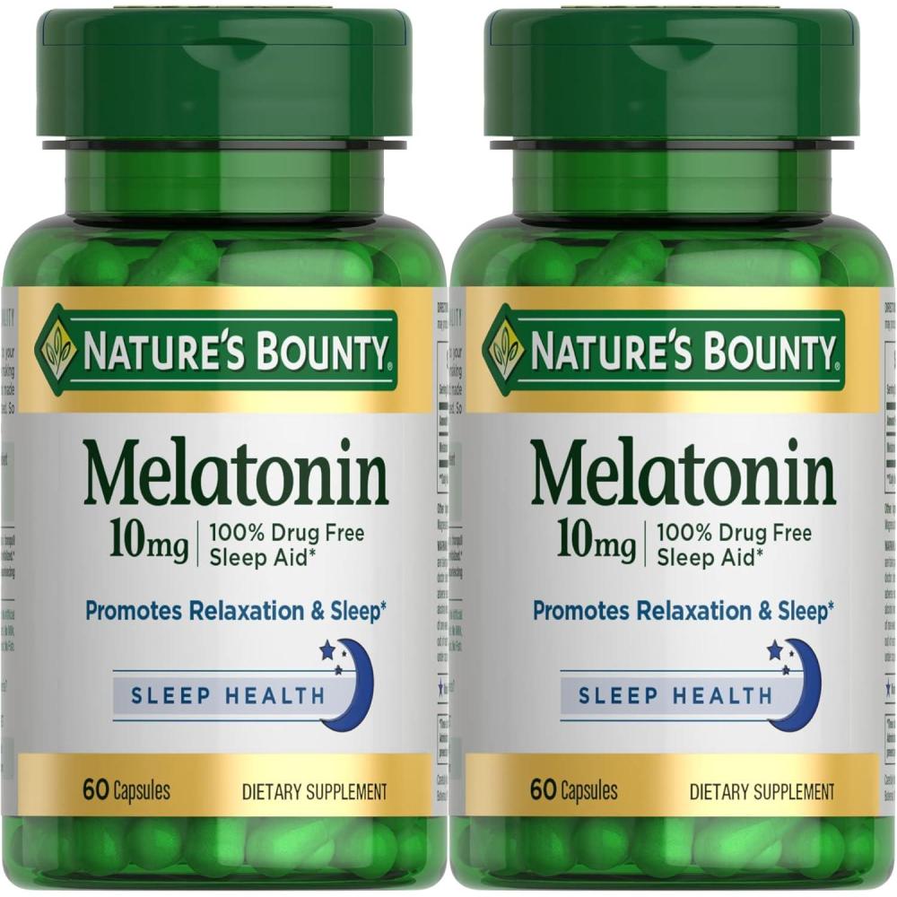 image:imageMelatonin by Natures Bounty 60 Count Pack of 2Unflavored