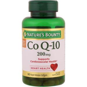 image:imageNatures Bounty CoQ10 200 mg Softgels Heart Health amp Cellular Energy Support Twin Pack 160 Rapid Release Softgels80 Count Pack of 8