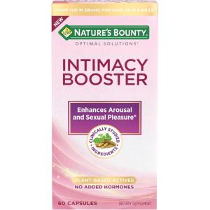 image:imageNatures Bounty Optimal Solutions Intimacy Booster Clinically Shown to Enhance Sexual Pleasure and Arousal 60 capsules 30 Total Servings60 Count Pack of 1