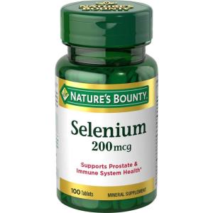 image:imageNatures Bounty Selenium Supports Prostate and Immune System Health 200 mcg 100 TabletsUnflavored