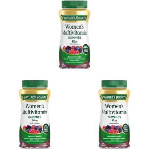image:imageNatures Bounty Women Multivitamin Gummies Vitamin Supplements for Adults General Health Supports Immune and Bone Health Mixed Berry and Raspberry Flavored 90 Gummies90 Count Pack of 3